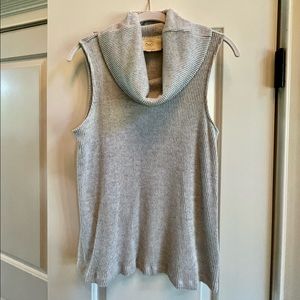 Anthropologie Cowl Neck Sleeveless Top Size Medium